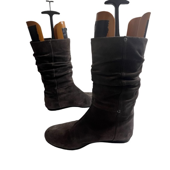 PRADA SPORT
Suede Pleated Accents Slouch Boots size 39 - Picture 13 of 16